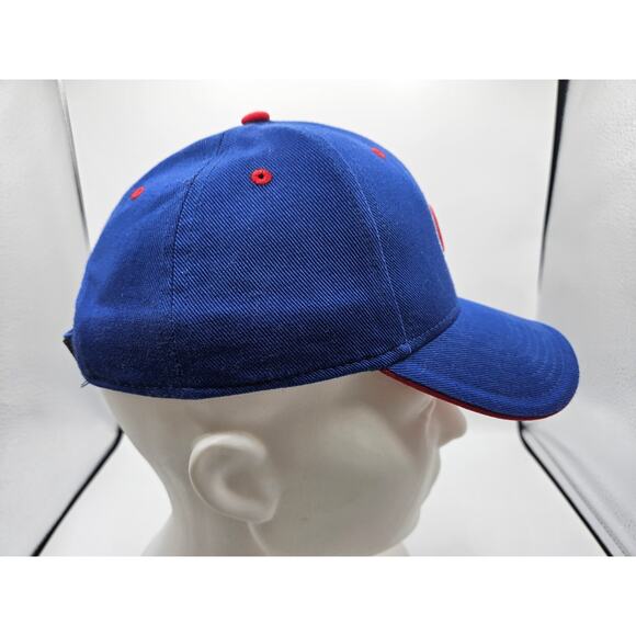 MLB Chicago Cubs Youth Baseball Cap Blue Red Logo Adjustable Fan Favorite - Picture 5 of 8